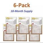 6-PK (18 X 1) Filtrete-basic 3M Air-filter Replacement Pad Furnace Dust Lot. Fixed Price $31.50.