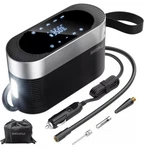 New Shockflo Tire Inflator Portable Air Compressor 12V Dc Ultra Fast Pump, TP03. Fixed Price $39.99.