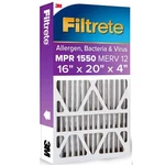 Filtrete 16 In.w X 20 In.h Polypropylene 1550 Mpr Pleated Air Filter 4PK. Fixed Price $61.44.