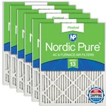 Nordic Pure 25X25X1 Actual Size 24 1/2 3/4 Pleated Merv 13 Air. Fixed Price $163.78.