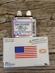 Mfd X 370 / 440 Vac Oval Run Capacitor Amrad USA2028 - Made In The. Fixed Price $13.99.