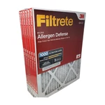 Pack Filtrete 1000 Micro Allergen Defense Air Filter, Size: 16X20X1 Pollen Pet. Fixed Price $46.39.