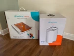 New Glowforge Aura Laser Cut, Engrave And Score With Air Filter - Both Unopened. Fixed Price $1100.00.