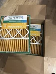 Filterbuy 20X25X5 Air Filters, Furnace Honeywell (merv 11) Lot Of. Fixed Price $55.00.