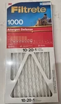 3M Filtrete 10X20X1 Micro Allergen Defense Pleated Furnace Filters 2- Pack. Fixed Price $12.99.