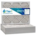 TIER1 16X20X1 Merv 8 Pleated Air/furnace Filter Pack Actual Size 15-1/2 X.... Fixed Price $104.12.