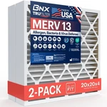 Bnx Trufilter 20X20X4 (19 1/2 5/8' ) Merv 13 Air (slimfi. Fixed Price $83.83.