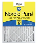 Nordic Pure 18 In. X 2 Dust Merv 10 Fpr 7 Air Filter (3-PACK). Fixed Price $22.49.