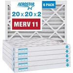 Aerostar 20X20X2 Merv 11 Pleated Air Filter, Furnace 6 Pack (a.... Fixed Price $80.05.