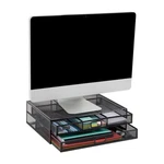 Mind Reader Monitor Stand, Ventilated Laptop Riser, Storage Drawer, Office Metal. Fixed Price $45.49.