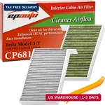 Epauto CP681 (1107681-00-A) Premium Hvac Cabin Air Filter With Activated Carbon,. Fixed Price $21.40.