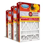 Pack Of 3 Honeywell 16X25X4 Merv 11 Air Filters For Allergens Dust Mold Dander. Fixed Price $115.79.