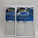 3M Filtrete Mpr 1900 (2) Elite Allergen Healthy Living 16"X 25"X 1" Air Filter. Fixed Price $45.59.