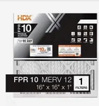 7 Hdx Fpr 10 - 16X16X1 Premium Allergen Air Filters. New And Sealed!. Fixed Price $62.00.