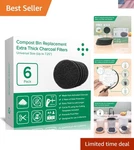 Compost Bin Filters 6 Pack Extra Thick Activated Charcoal Universal Size. Fixed Price $46.57.