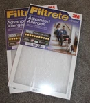 16X24X1 3M Filtrete Advanced Allergen Air Filter (2-PACK) 1500 Filtration Level. Fixed Price $24.00.