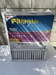 3M Filtrete 20X25X4 Air Filter, Mpr 1550 Merv 12, Filters New. Fixed Price $50.00.