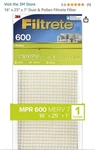 Pack Filtrete 9830-4 Dust Reduction Pleated Furnace Air Filter 16X20. Fixed Price $24.90.