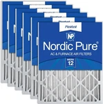 Nordic Pure 20X20X4 Pleated Merv 12 Air Filters 6 Pack (809G). Fixed Price $116.99.