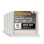 Filtrete 14X14X1 Furnace Air Filter, Merv 5, Mpr 300, Capture Unwanted Par.... Fixed Price $51.76.