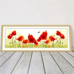 Wild Poppies And Bees. Panoramic Framed Picture Print. Choice Of Frames. Fixed Price $53.67.