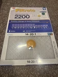3M Filtrete Smart Air Filter 2200 14X20X1. Fixed Price $17.24.