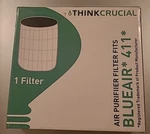 Think Crucial Replacement Particle & Carbon Filter Compatible With Blueair 411. Fixed Price $15.95.
