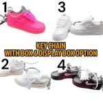 Air Force Key Chain, Movable Shoelace & Tongue Sneaker Collectible With Box. Fixed Price $9.50.