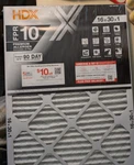 Hdx 16 In. 30 Premium Pleated Air Filter Fpr 10, Merv 13 Set Of 12. Fixed Price $199.99.
