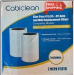 Cabiclean Air Filters Hepa Carbon For Blue Pure 411/411+ Auto And Mini - 2 Pack. Fixed Price $24.22.