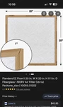 Flanders E-z Flow Ii Air Filter 10055.01202 20BY20BY1. Fixed Price $35.00.
