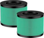 MK01 Hepa Replacement Filter Compatible Pet Dander Version - 2 Pack Green. Fixed Price $24.52.