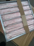 4 Pack Air Handler 2JVH8 Pocket Filter, 20" Height X Width 12" Depth. Fixed Price $90.00.