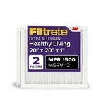 Filtrete 20X20X1 Furnace Air Filter, Merv 12, Mpr 1500, Certified Asthma &.... Fixed Price $59.65.