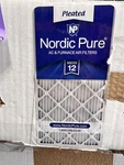 Nordic Pure 20X24X1 Merv 12 Pleated Furnace Air Filters 6 Pack. Fixed Price $75.74.