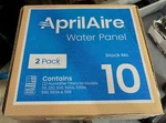 Aprilaire 10 Water Panel Humidifier / Filter, White. Fixed Price $35.00.