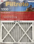 Filtrete NADP03-2IN-4 20X25 In. Allergen Defense Pleated Air Filter, 1000. Fixed Price $99.00.