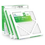 Trightfilters Air 6 Pack, Durable Merv 8 10X10X1, Silver. Fixed Price $47.90.