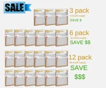 Filtrete- Air-filter Pleated Furnace Replacement Pad Dust Pack 3, 6, 12 New. Fixed Price $35.99.