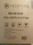 Genuine Medify With Hepa H13 Filter For MA-50 Air Purifier New Box. Fixed Price $30.00.