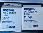 (4) Boston Air Cleaner Filter 25770 Replacement 2579 2580 Models. Fixed Price $19.60.