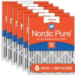 Nordic Pure 20X24X4 (3 5/8) Pleated Merv 15 Air Filters 6 Pack. Fixed Price $249.99.