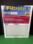Filtrete 4 Pack Ultra Allergen 2X Bacteria & Virus Filter 1600 Mpr 16X20X1. Fixed Price $39.09.