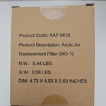 Replacement Filter (MO-1) For Arctic Air Personal Space Cooler AAF-MO6. Fixed Price $9.99.