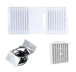 Rush Hampton/tekquest CA-90 Ductless Exhaust Kit Fan, Grill, Filter White -new. Fixed Price $47.99.