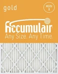 Accumulair FB22X24A Actual Size Gold 1'' Filter 8, 22'' 24'' W, Pack. Fixed Price $25.00.