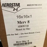 Aerostar 16 X Merv 8 Pack Of. Fixed Price $26.99.