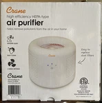 Crane Air Purifier 3 Speed Settings Hepa Filter Portable Automatic Shutoff New. Fixed Price $59.47.