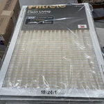 6-PACK Filtrete 18X24X1 Pleated Filters For Furnace And A/c. Fixed Price $34.00.