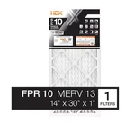 (10-PACK) Hdx 14 In. 30 Pleated Furnace Air Filter Fpr 10, Merv 13. Fixed Price $99.99.